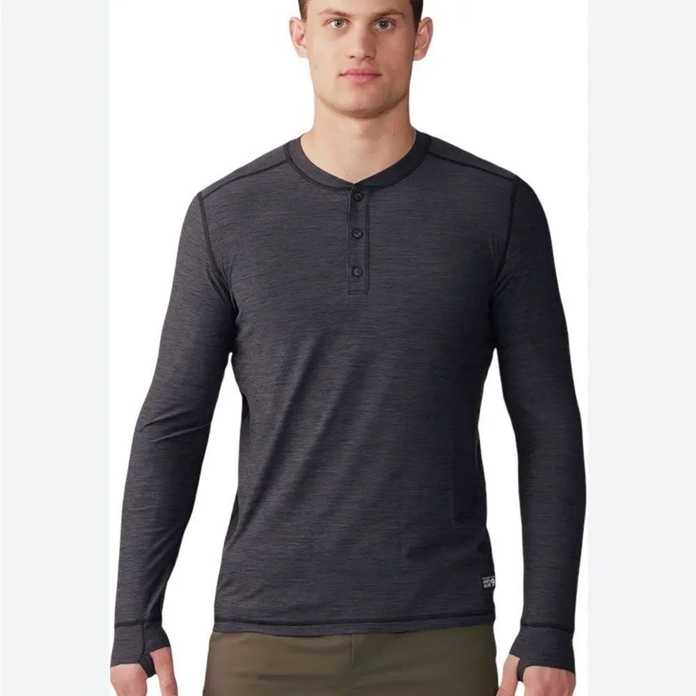 Men's Mountain Hardware Chillaction Long Sleeve Crew Neck T-Shirt Sz M
